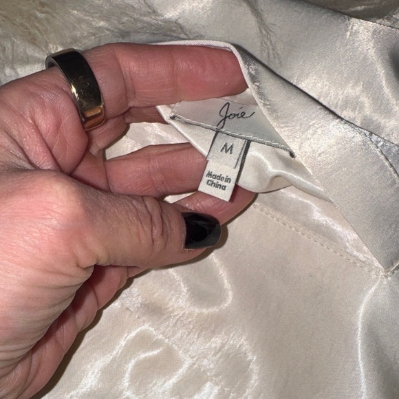 Joie Cream Furry Vest - Picture 5 of 5